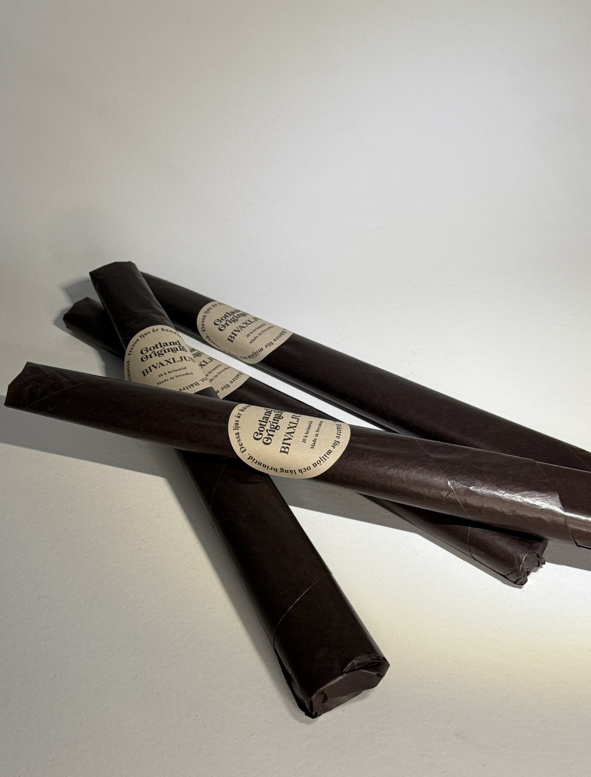 Taper candles beeswax - 32 cm