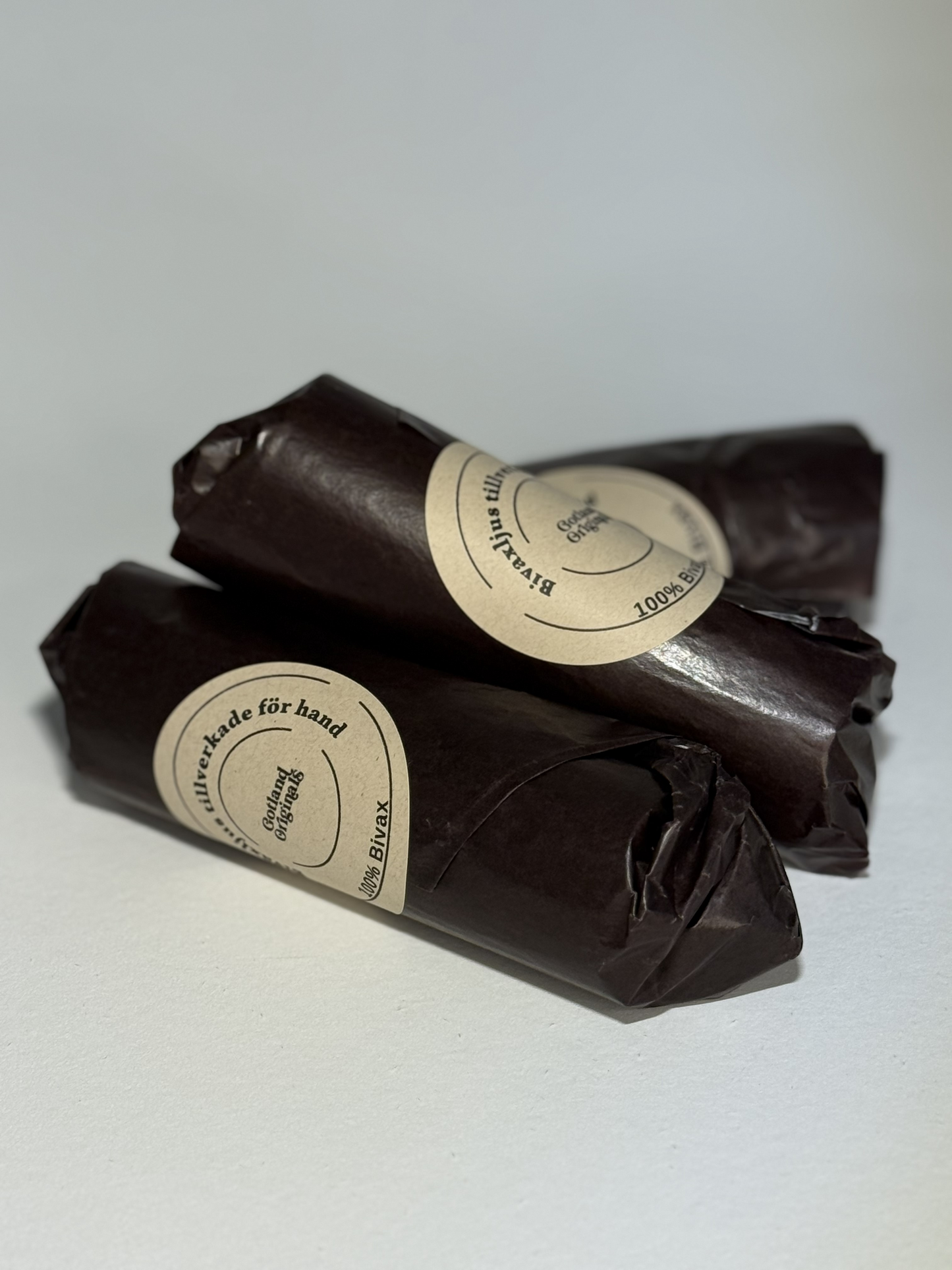 Bivaxljus - Blockljus Låga Gul