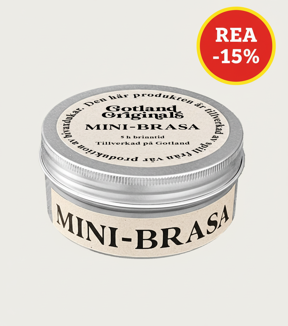 Mini-brasa med 15% rabatt