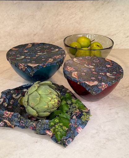 William Morris Bivaxrulle XL 150cm Strawberry Thief Blue