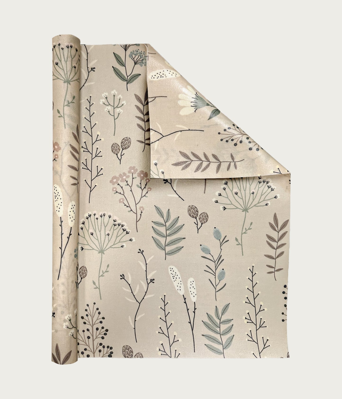 Bivaxrulle Fårö. Blommig