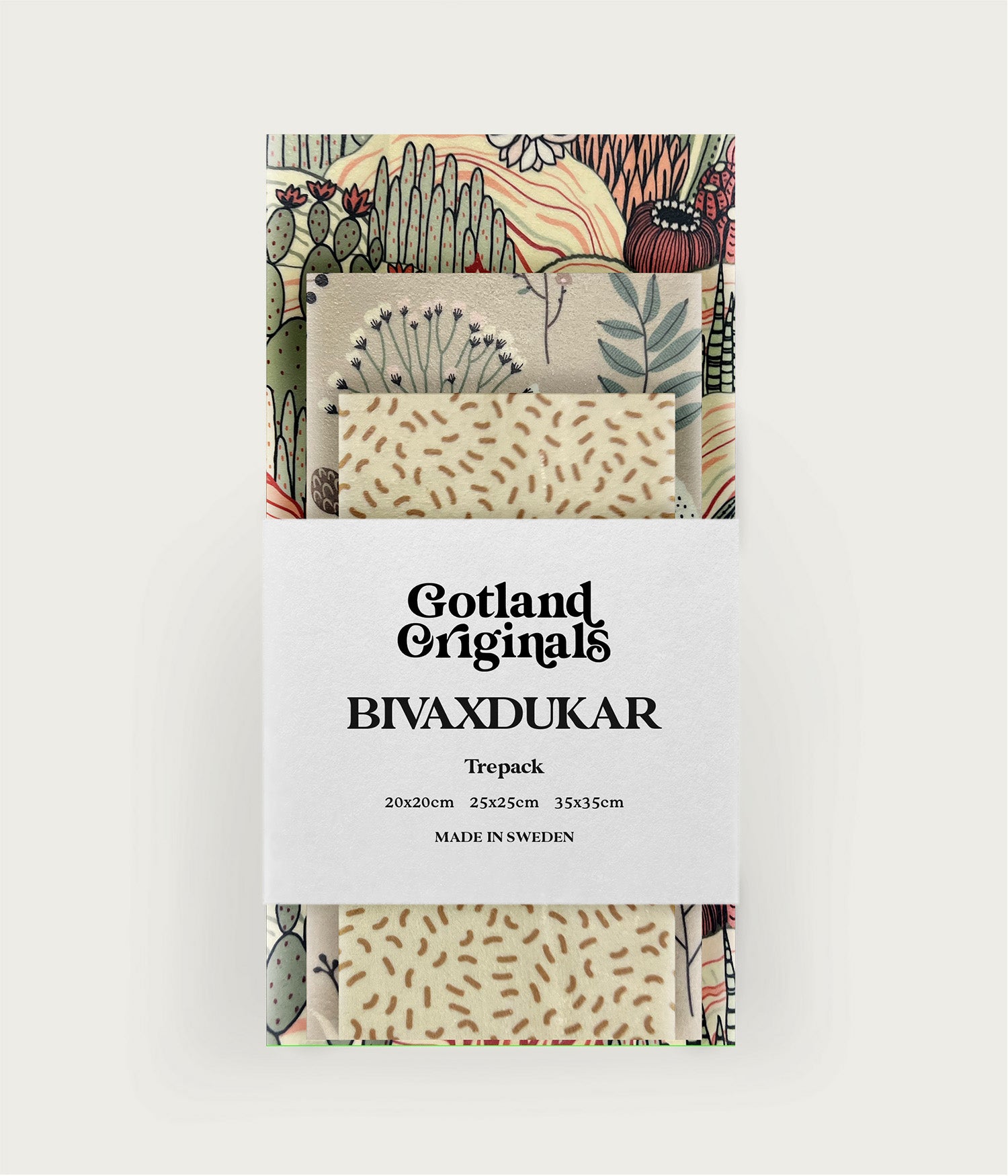 Bivaxduk Fårö 3-pack