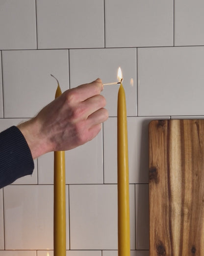 Tänder ett bivaxljus, film