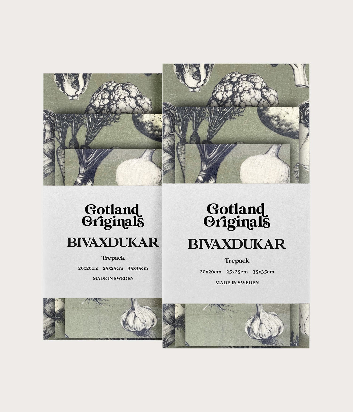 6 pack Veggie bivaxdukar